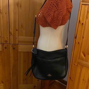 Coach Chaise Crossbody pebbled leather bag.